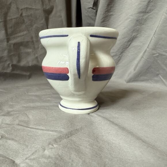 Vintage "Locanda Ticinese Lucerna" Restaurant Swiss Ceramic Creamer Dish 4" Tall - Picture 7 of 10